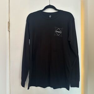 Gore-Tex Brand Long Sleeve Black T-Shirt